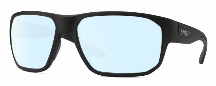 Smith Optic Arvo Mens Rectangle Blue Light Filter Eyeglasses in Matte Black 61mm