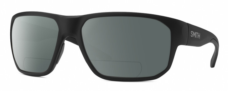 Smith Optic Arvo Mens Rectangle Polarized BIFOCAL Sunglasses in Matte Black 61mm