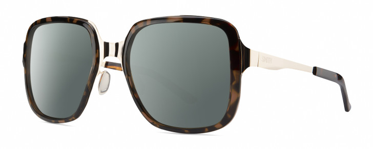 Smith Optics Aveline Unisex Polarized Sunglasses Tortoise Havana Gold Brown 55mm