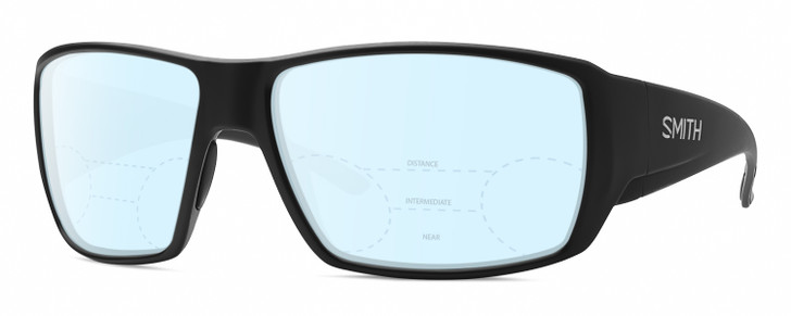 Smith Optic Guide Choice Unisex Progressive Blue Light Glasses Matte Black 62 mm