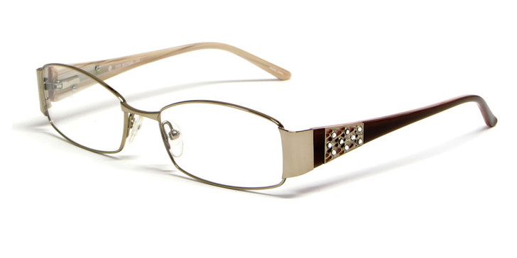 Calabria Viv 5009 Designer Eyeglasses in Brown :: Custom Left & Right Lens
