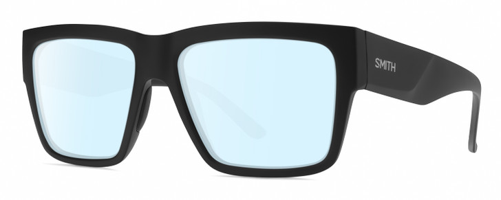 Smith Optics Lineup Unisex Square Blue Light Filter Glasses in Matte Black 58 mm