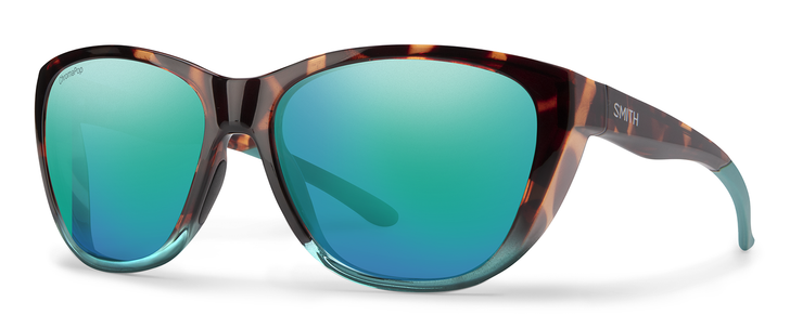 Smith Shoal Unisex Sunglass Tortoise Brown/PC CP Polarized Blue Green Mirror 58mm