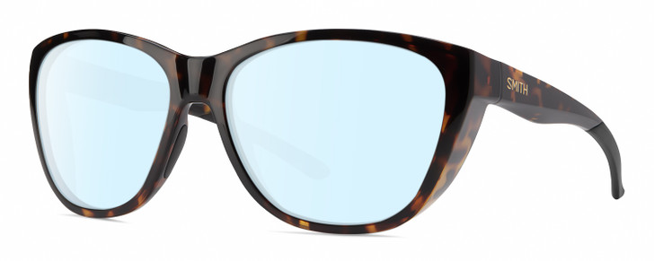 Smith Optic Shoal Unisex Oval Blue Light Glasses Tortoise Havana Brown Gold 58mm