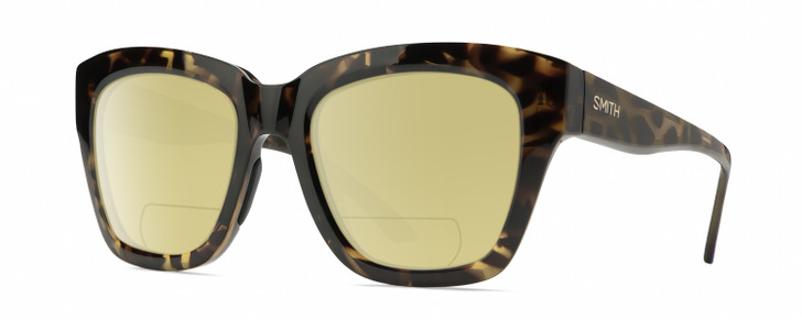 Smith Sway Cateye Polarized BIFOCAL Sunglasses Vintage Tortoise Brown Gold 52 mm