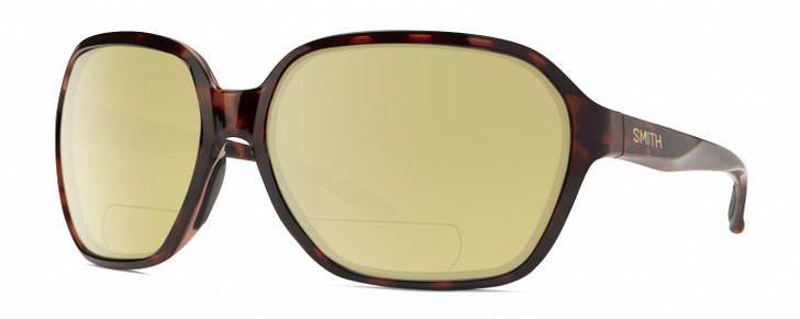 Smith Whitney Women Polarized BIFOCAL Sunglasses Tortoise Havana Brown Gold 61mm