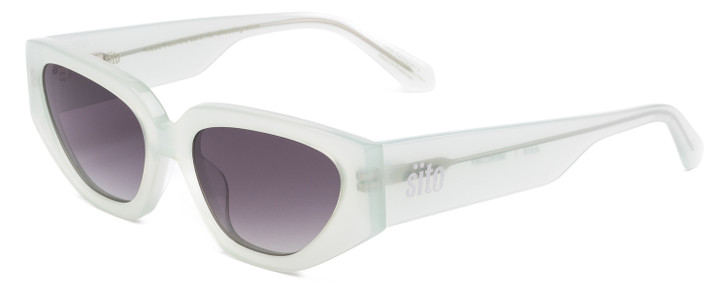 SITO SHADES AXIS Womens Sunglasses in Mercury White Crystal/Shadow Gradient 55mm