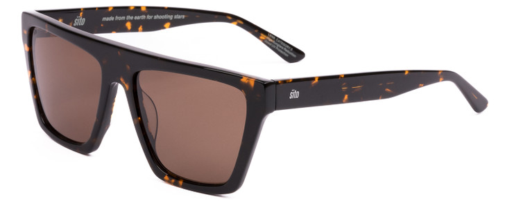 SITO SHADES BENDER Women Polarized Sunglasses in Demi-Tortoise Havana/Brown 57mm