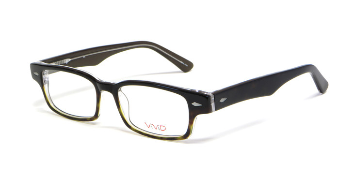 Calabria Viv Designer Eyeglasses 7002 in Dark Tortoise :: Custom Left & Right Lens
