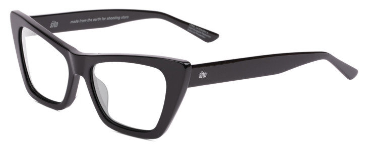 SITO SHADES WONDERLAND Cateye Prescription Glasses in Black 54 mm Rx-Progressive
