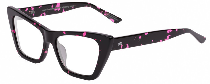 SITO SHADES WONDERLAND Womens Cateye Reading Glasses Black Purple Tortoise 54 mm