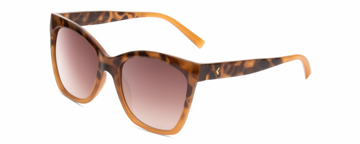 Profile View of Kendall+Kylie KK5120CE MARA Womens Cat Eye Sunglasses Tortoise Havana/Brown 55mm