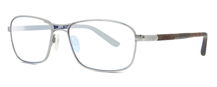 REVO CLIVE Designer Reading Glasses Gunmetal Brown Tortoise Havana Blue Oval 58mm