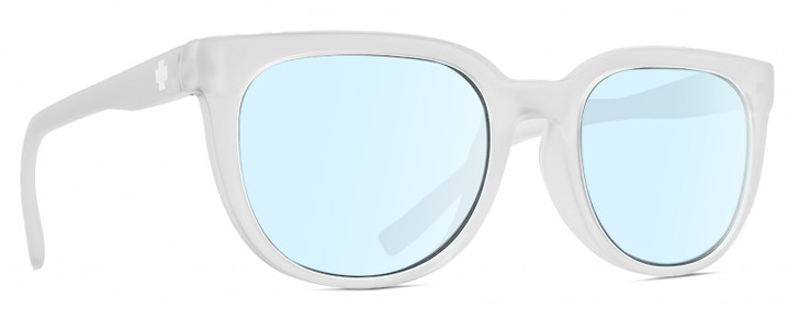 SPY Optics Bewilder Unisex Pantho Blue Light Blocking Glasses Clear Crystal 54mm