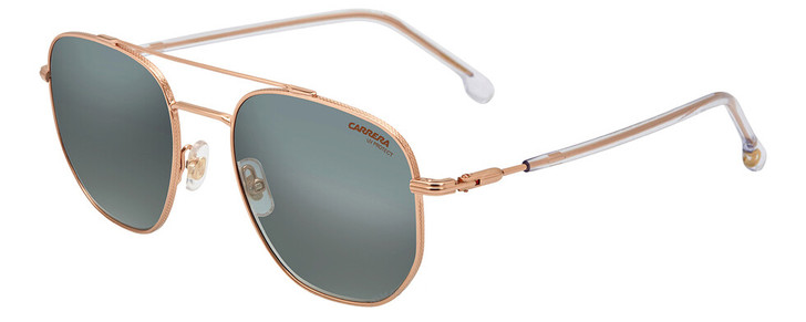 CARRERA 236/S Womens Pilot Sunglasses in Rose Gold/Green  display picture 1