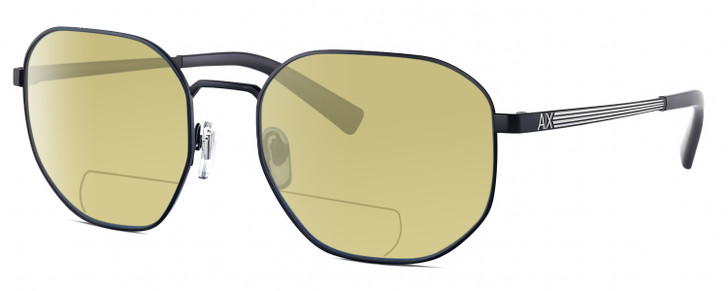 Armani Exchange AX2036 Unisex Polarized BIFOCAL Sunglasses Navy Blue 56mm 41 Opt
