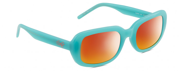 Guess GU8250 Womens Oval Designer Polarized Sunglasses Turquoise Blue 54mm 4 Opt