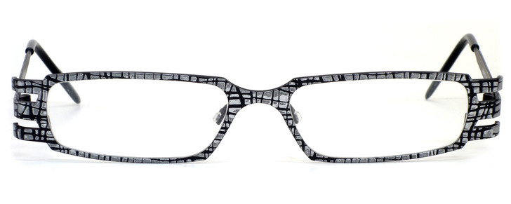 Harry Lary's French Optical Eyewear Vendetty in Silver Black (499) :: Custom Left & Right Lens