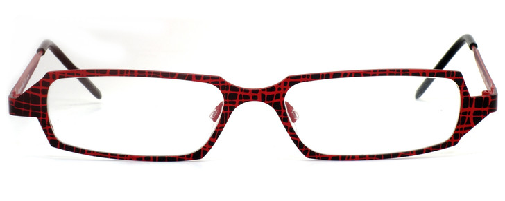 Harry Lary's French Optical Eyewear Vernity in Red Black (504) :: Custom Left & Right Lens