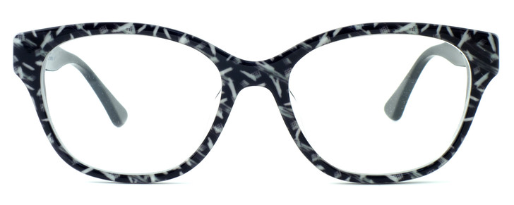 Harry Lary's French Optical Eyewear Primary in Black & White (C02) :: Custom Left & Right Lens
