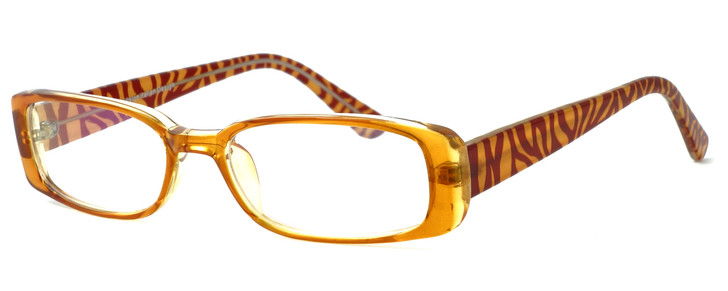 Moda Vision 8004 Designer Eyeglasses in Brown :: Custom Left & Right Lens