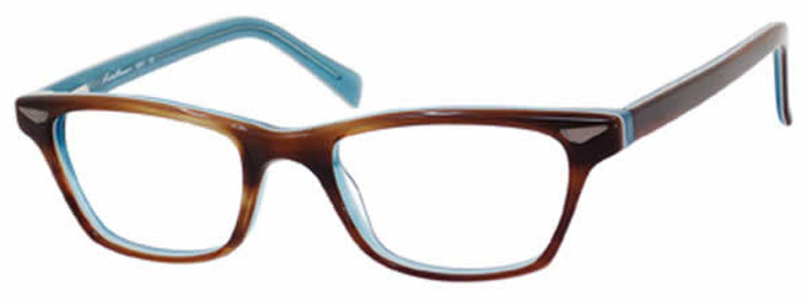 Eddie Bauer Designer Reading Glasses 8281 Blonde Tortoise Caramel Brown&Blue 48mm