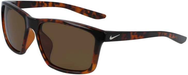 NIKE Valiant-CW4645-220 Unisex Sunglasses Brown Tortoise Havana White/Amber 60mm