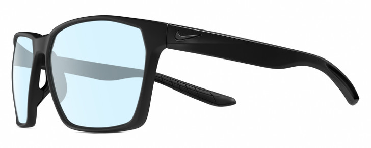 NIKE Maverick-P-EV1097-001 Unisex Square Designer Blue Light Glasses Black 59 mm