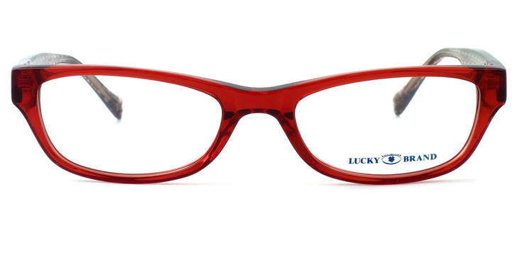 Lucky Brand Route 66 Designer Eyeglasses in Red :: Custom Left & Right Lens