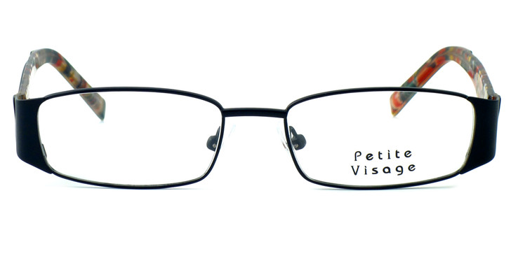 Visage Petite Designer Eyeglasses 100 in Black :: Custom Left & Right Lens