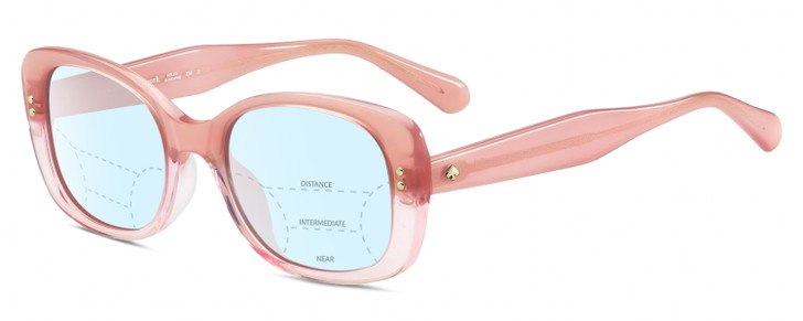 Kate Spade CITIANI/G/S 35J Women Progressive Blue Light Filter Glasses Pink 53mm