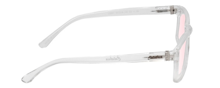 Side View of Medspex L2007 C3 Crystal FL-41 Pink Anti-Migraine Reduce Light Sensitive Glasses