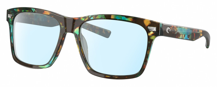 Costa Del Mar Aransas Unisex Designer Blue Light Glasses in Tortoise Havana 58mm