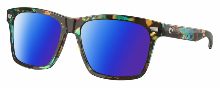 Costa Del Mar Aransas Unisex Polarized Sunglass Blue Brown Tortoise Havana 58 mm