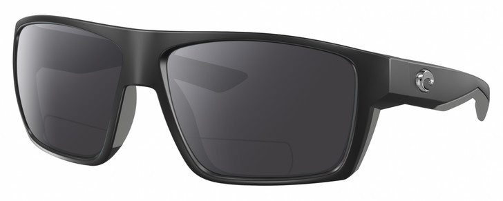 Costa Del Mar Bloke Unisex Polarized BIFOCAL Reading Sunglasses Black Gray 61 mm