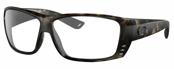 Costa Del Mar Cat Cay Designer Reading Glasses Matte Dark Brown Black Wetlands Rectangular 61mm