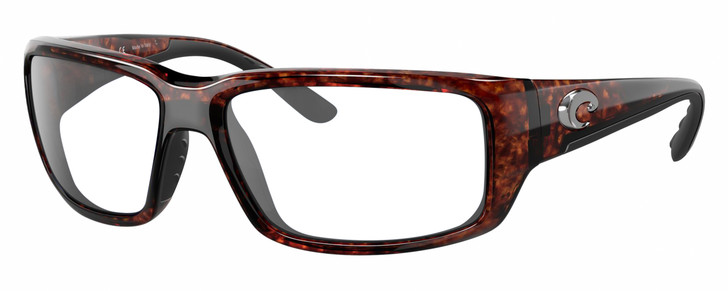 Costa Del Mar Fantail Designer Reading Glasses Brown Amber Tortoise Havana Crystal Black Rectangular 59mm