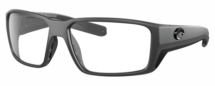Costa Del Mar Fantail Pro Designer Reading Glasses Matte Gray Black Rectangular 60mm