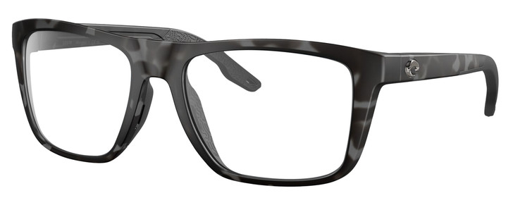 Costa Del Mar Mainsail Designer Reading Glasses Matte Gray Tiger Shark Rectangular 55mm