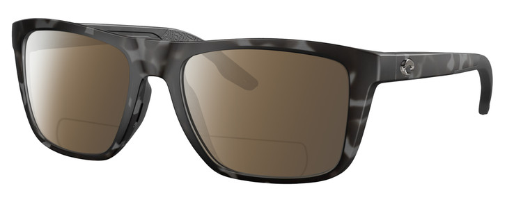 Costa Del Mar Mainsail Unisex Polarized BIFOCAL Sunglasses Gray Tiger Shark 55mm