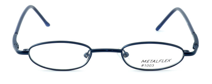 Calabria MetalFlex Designer Eyeglasses 1003 in Blue :: Custom Left & Right Lens
