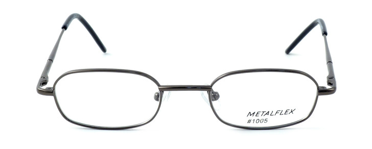 Calabria Kids Fit MetalFlex Designer Eyeglasses 1005 in Gunmetal :: Custom Left & Right Lens