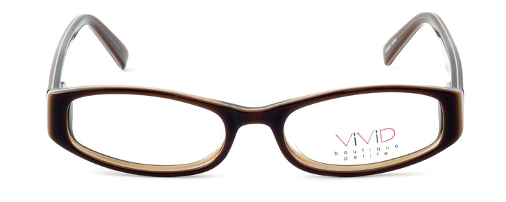 Calabria Optical Designer Eyeglasses "Petite" Kids Fit 6006 in Brown :: Custom Left & Right Lens
