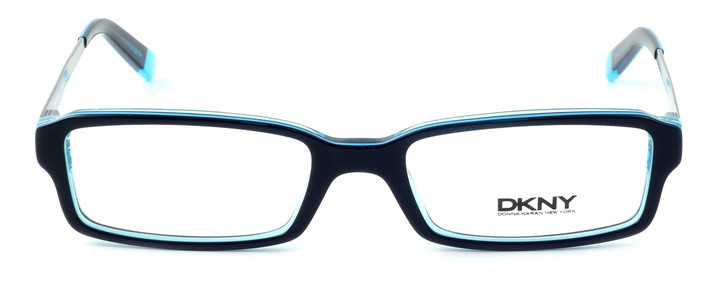DKNY Donna Karan New York Designer Optical Eyeglasses DY4615-3515 in Black Aqua :: Custom Left & Right Lens