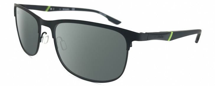 Columbia C117S Men's Rectangular Designer Sunglasses Black Green/Dark Grey 59 mm