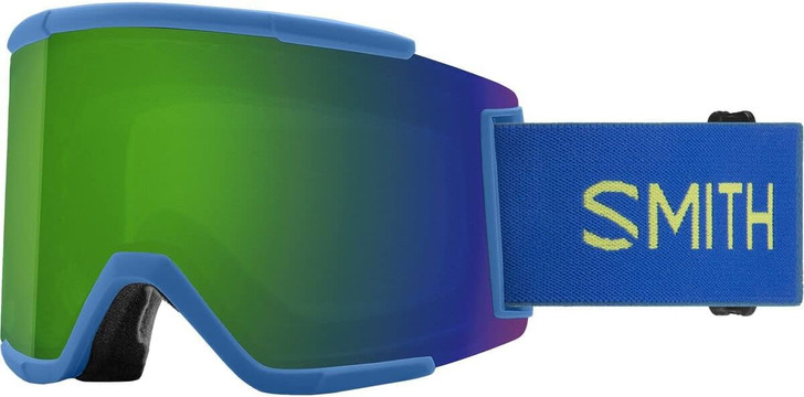 Primary image of Smith Optics Squad XL Men's Ski Snowboarding Goggles - Electric Blue/ChromaPop Sun Green Mirror