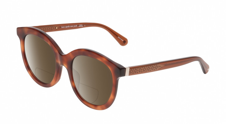 Kate Spade LILLIAN-09Q-HA Cateye Polarized BIFOCAL Sunglass Tortoise 53mm 41 Opt
