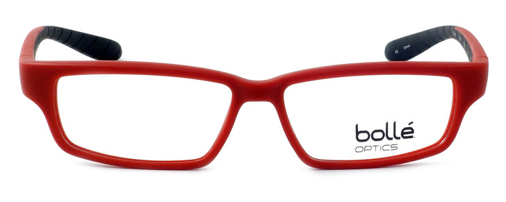 Bollé Volnay Designer Eyeglasses in Matte Red & Black :: Custom Left & Right Lens