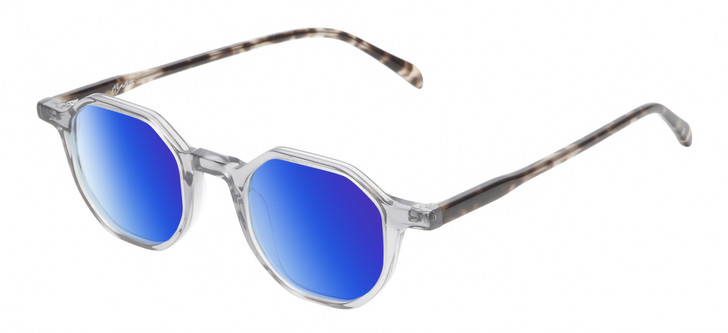 Reptile Softshell Unisex Polarized Sunglasses Grey Crystal Tortoise Havana 45 mm