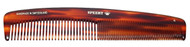 Speert Handmade Swiss European Comb #4 8"Inch Tortoise Brown Wide and Fine Tooth